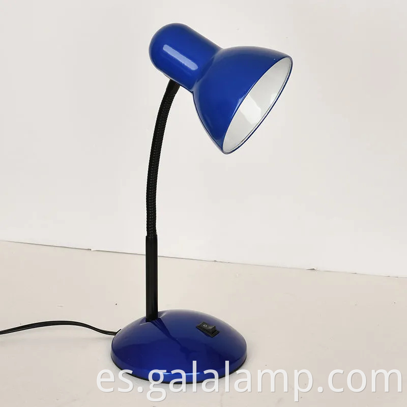 Iron Metal LED, mesa de protección para los ojos, plegado, lámpara de escritorio